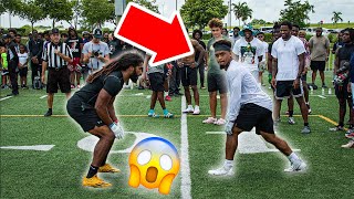 HairuThaGreat Reacts To Deestroying THIS RECEIVER COOKED 12 DBs IN A ROW! (1ON1s FOR $10,000)