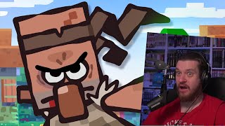 The Village Attack - Ultimate Minecraft Cartoons | РЕАКЦИЯ НА Cas van de Pol
