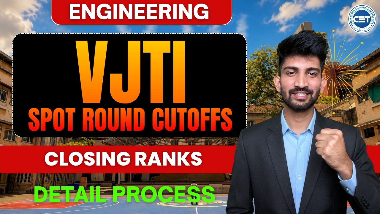 VJTI Mumbai Spot Round Cutoffs 2026 | Vjti Engineering cutoffs 2026
