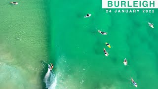Burleigh Heads Birds Eye View - 24 January 2022