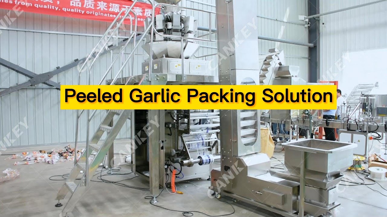 Peeled Garlic Clove Packing Solution: Automatic Weighing & Packing