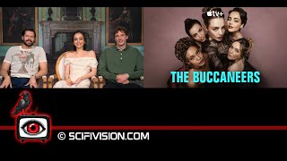 The Buccaneers Stars Jacob Ifan, Aubri Ibrag & Guy Remmers on Their Characters' Love Triangle & More