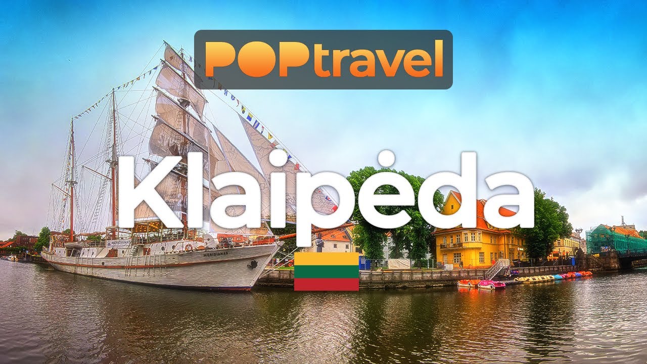 КЛАЙПЕДА, Литва 🇱🇹 - Облачный летний день - 4K HDR пешеходная экскурсия с субтитрами