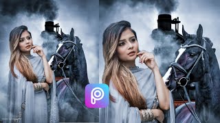 Boy with horse poster photo editing | Vijay Mahar photo editing in Picsart | PicsArt tutorial 