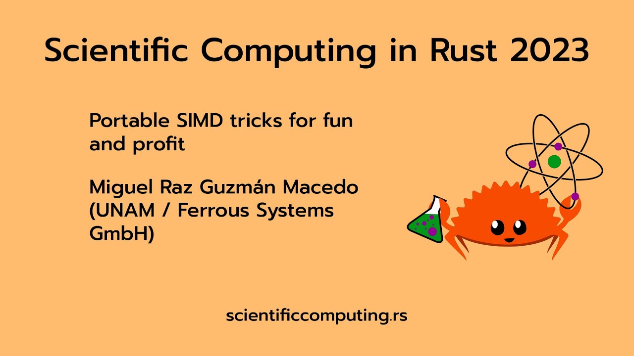 Miguel Raz Guzmán Macedo - Portable SIMD tricks for fun and profit