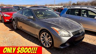 Copart Walk Around 21422 + $800 Infiniti G37s Manual!!!