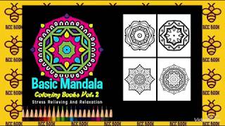 Full Basic Mandala Coloring Books Stress Relieving and Relaxation Vol. 2 News