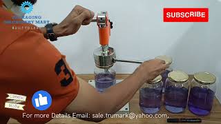 MANUAL LUG CAPPING MACHINE