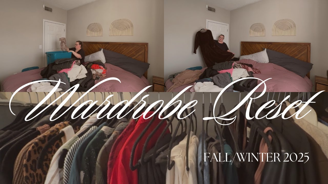 Fall & Winter Wardrobe Switch + Small Closet Declutter | Seasonal Closet Reset