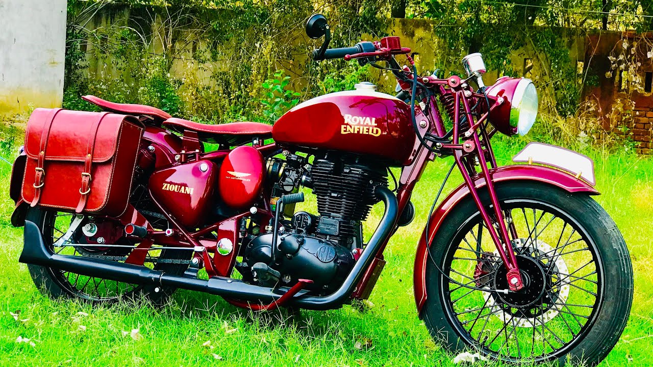 Royal Enfield Bullet 350 modified into. 