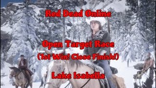 Open Target Race (1st Win! Close Finish!) - Red Dead Online