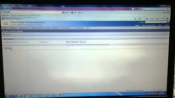 CUCM 005   Dhcp cucm