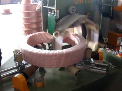 Automatic copper tube coil packing machine