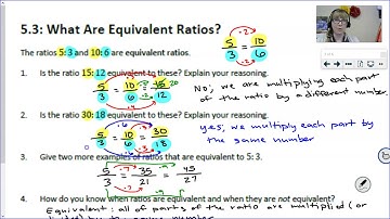 OUR 6.2.3 Defining Equivalent Ratios (Part 2 of 3)