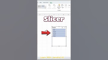 Data Filter using Slicer in Excel #excelshorts