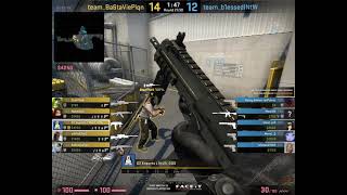 1 vs 3 Competitive Nuke on Faceit Germany Server