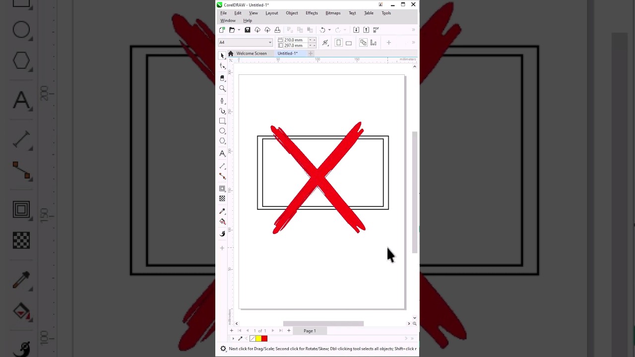 Contour Tool in CorelDraw #coreldraw #graphicdesign