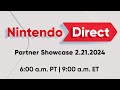 Nintendo Direct: Partner Showcase 2.21.24 | Live Reaction!