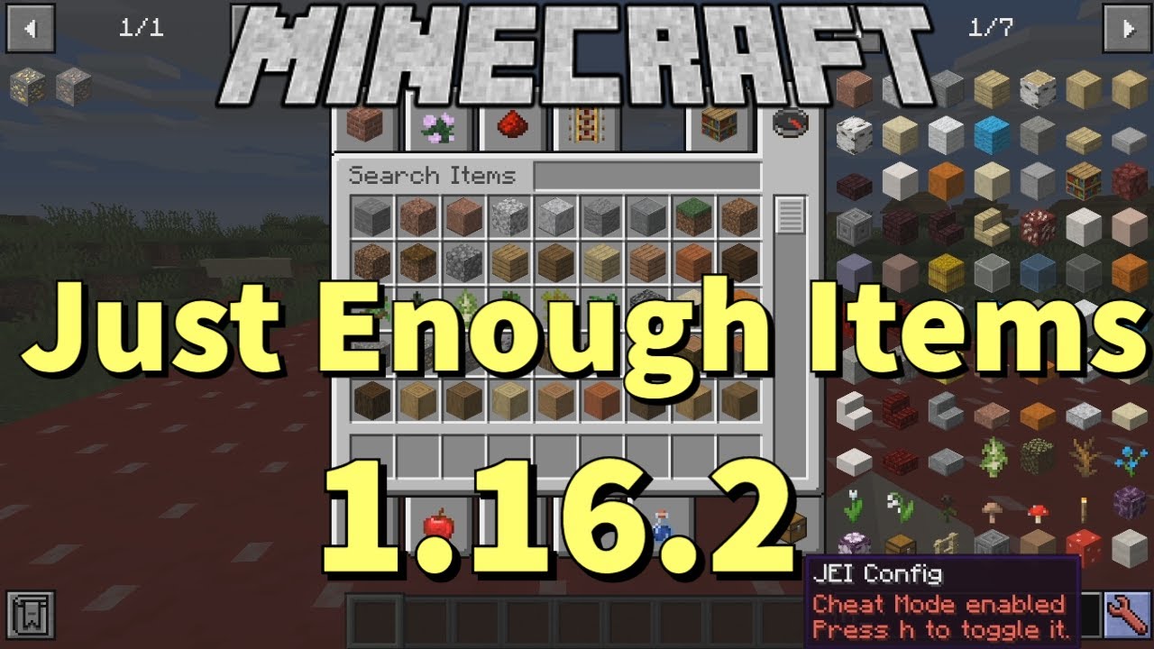 Just Enough Items Mod 1 16 3 1 15 2 1 14 4 Download Minecraft