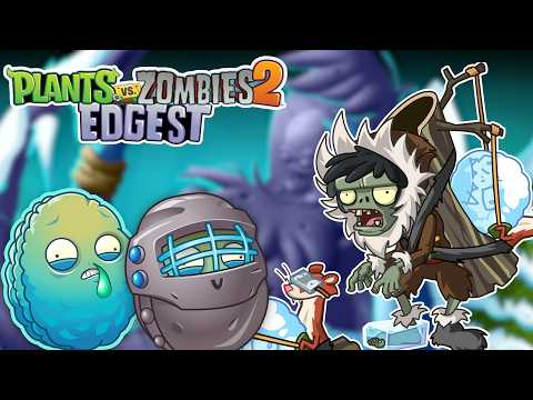 Cave Soldier Zombies & Snow Nuts - Frostbite Caves | PvZ 2 Edgest