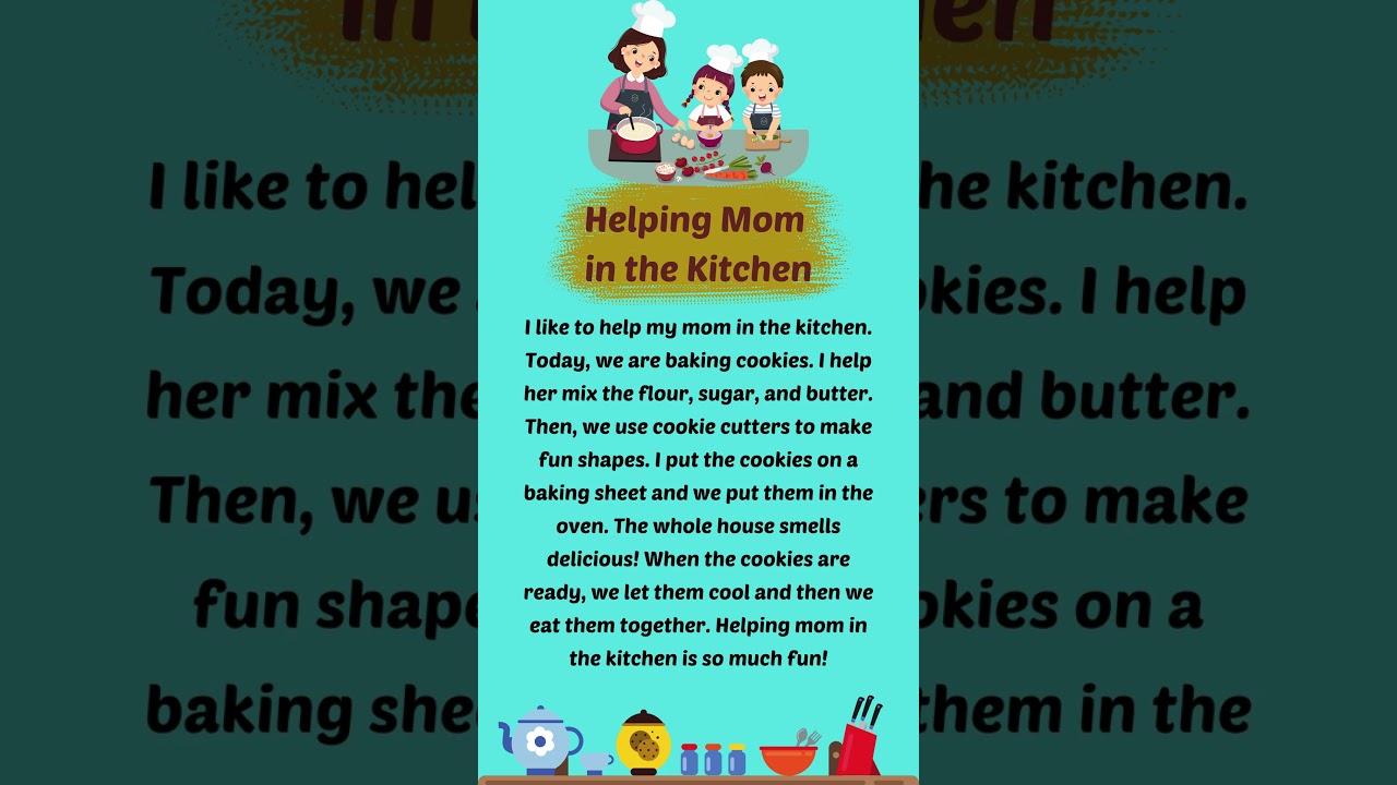 Helping Mom in the Kitchen 