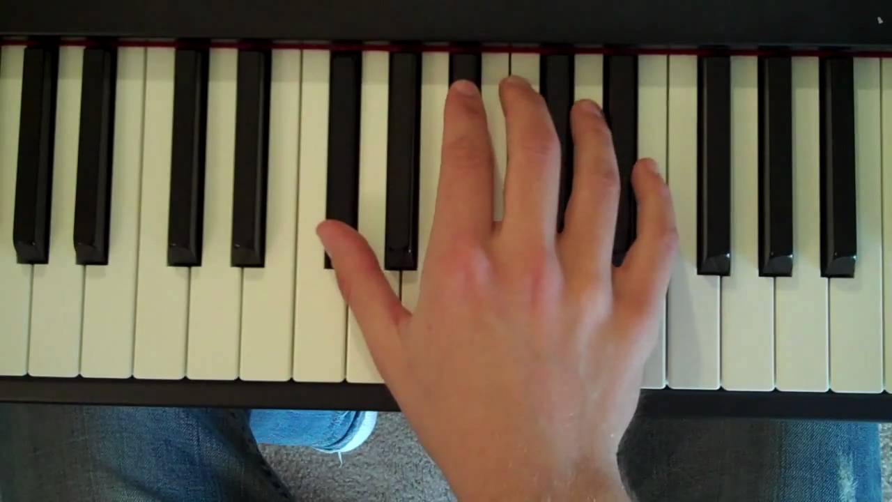How To Play an F Augmented 7th Chord on Piano YouTube