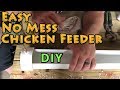How To Build A Chicken Feeder DIY for 25 Bucks