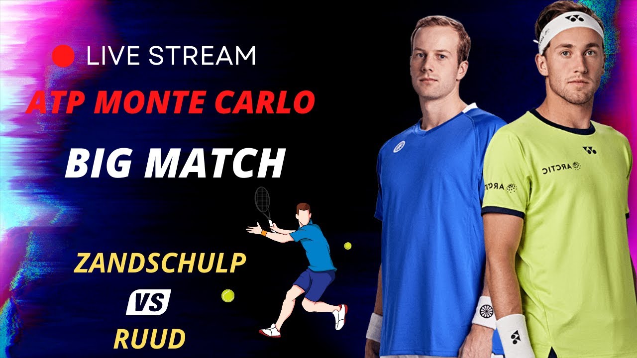 ATP LIVE Botic van de Zandschulp vs Casper Ruud ATP Monte Carlo 2023 Live Tennis MATCH Score Stream