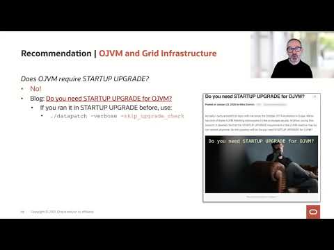 Patching Oracle Database and Java Virtual Machine (OJVM) - part 3