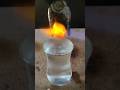EXPERIMENT Glowing 1000 degree METAL BALL vs water 💦 #youtube #share #shorts