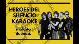 Video thumbnail of "Heroes Del Silencio - Maldito duende - Karaoke"