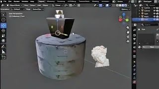 Making Perfume bottle in Blender #editing #vfx #cgi #grow #viral #greenscreenstatus