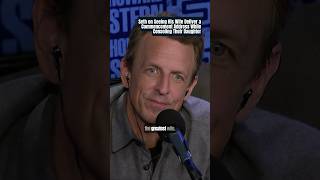 Seth Meyers’ Wife Gave a Commencement Address While Consoling Their Kid