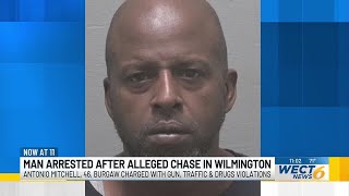 Man arrested after crashing into car while running from Wilmington police