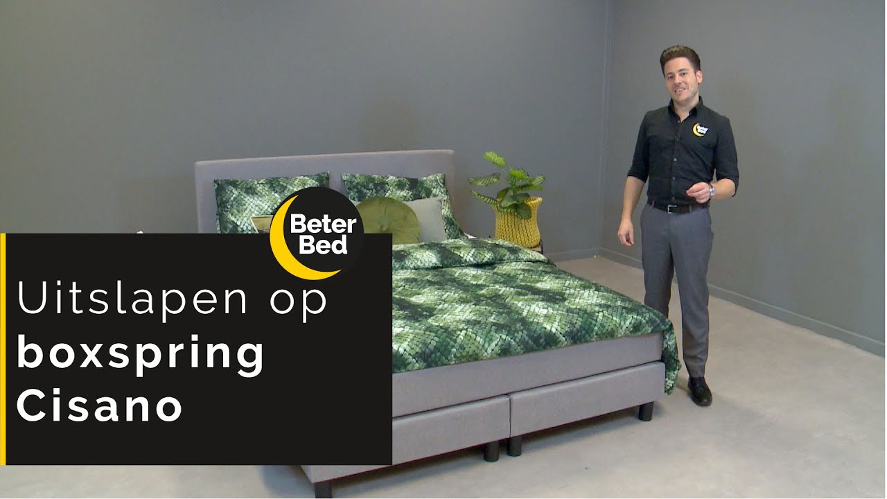 Halve cirkel ik luister naar muziek Ellendig Uitslapen op boxspring Cisano | Beter Bed - YouTube