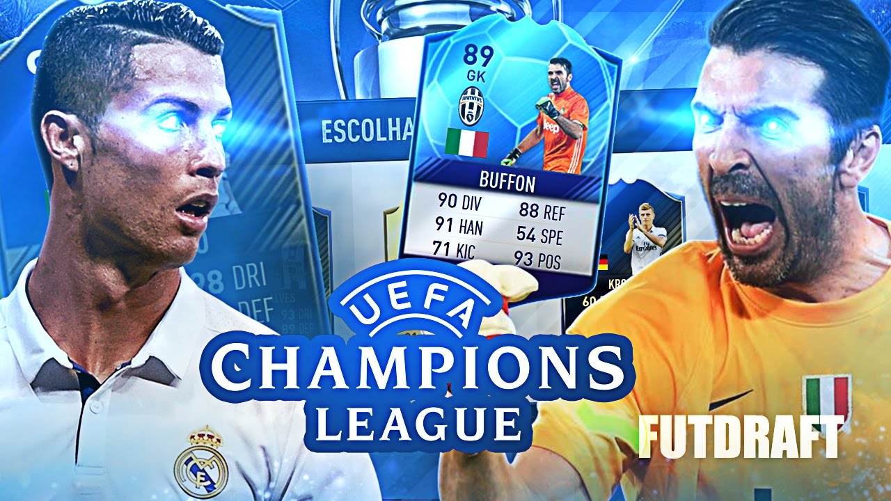 fifa ultimate team 18 FIFA 17 FUT DRAFT - FINAL DA CHAMPIONS LEAGUE REAL MADRID vs JUVENTUS!!!