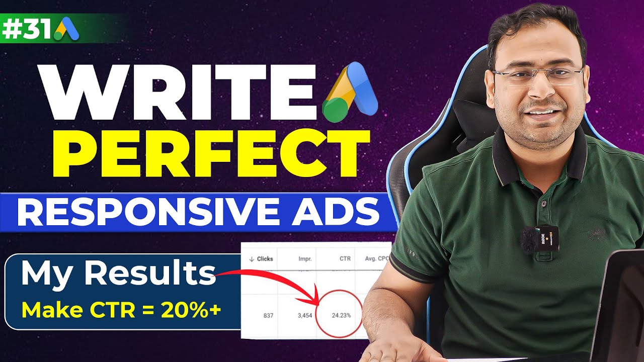 Google Ads Course | How to write Perfect Responsive Ads  | Part#31 | UmarTazkeer