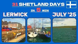 Lerwick, Shetland! July was an absolute record-breaker! ☀️