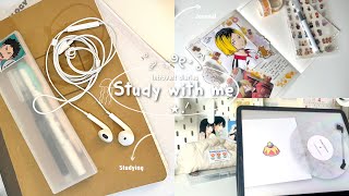 Vlog . Study With Me Productive Study Vlog ,Journal With Me And More .