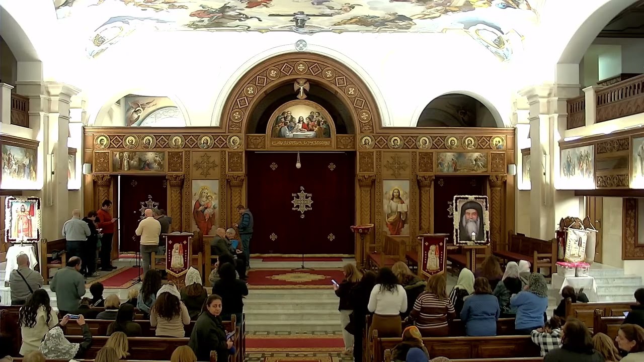 رفع بخور عشيه - القديس البابا كيرلس -الاحد 8 مارس 2026 كنيسه يوسف النجار