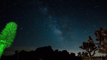 Milky Way Time Lapse in Joshua Tree