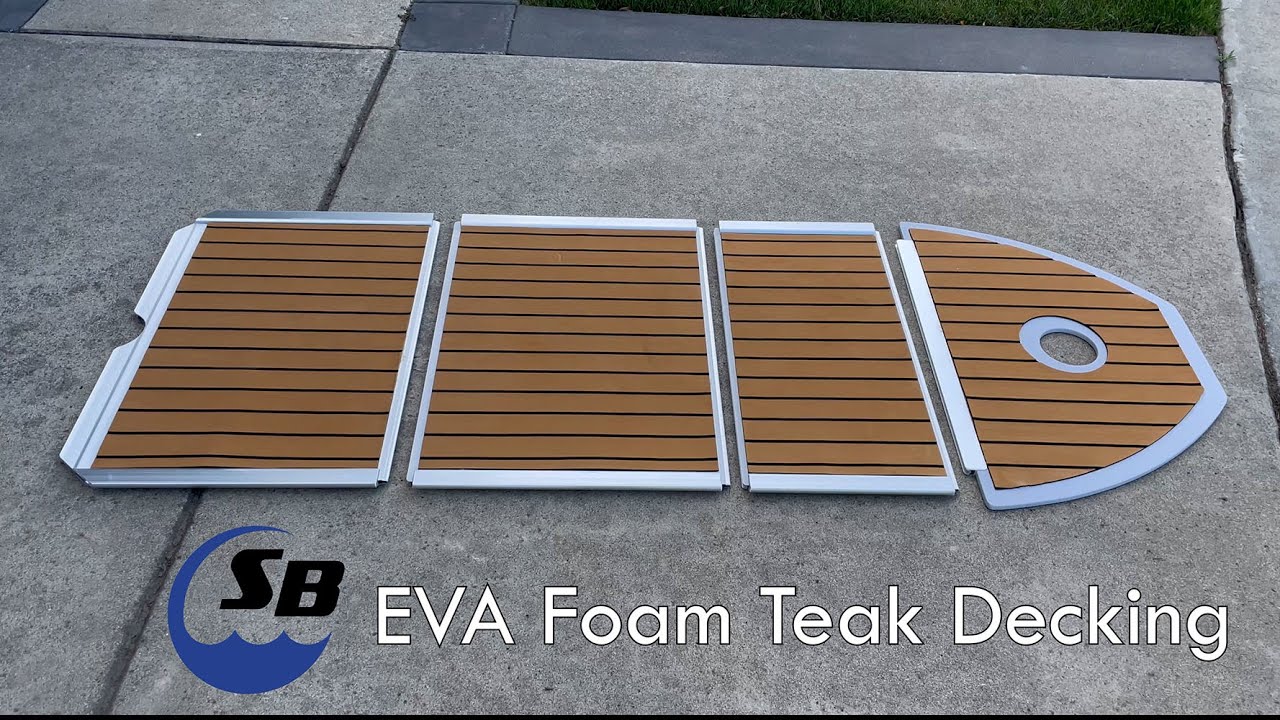 EVA Teak Foam Decking On Inflatable Sport Boat Aluminum Floor YouTube eva-teak-foam-decking-on-inflatable-sport-boat-aluminum-floor-youtube