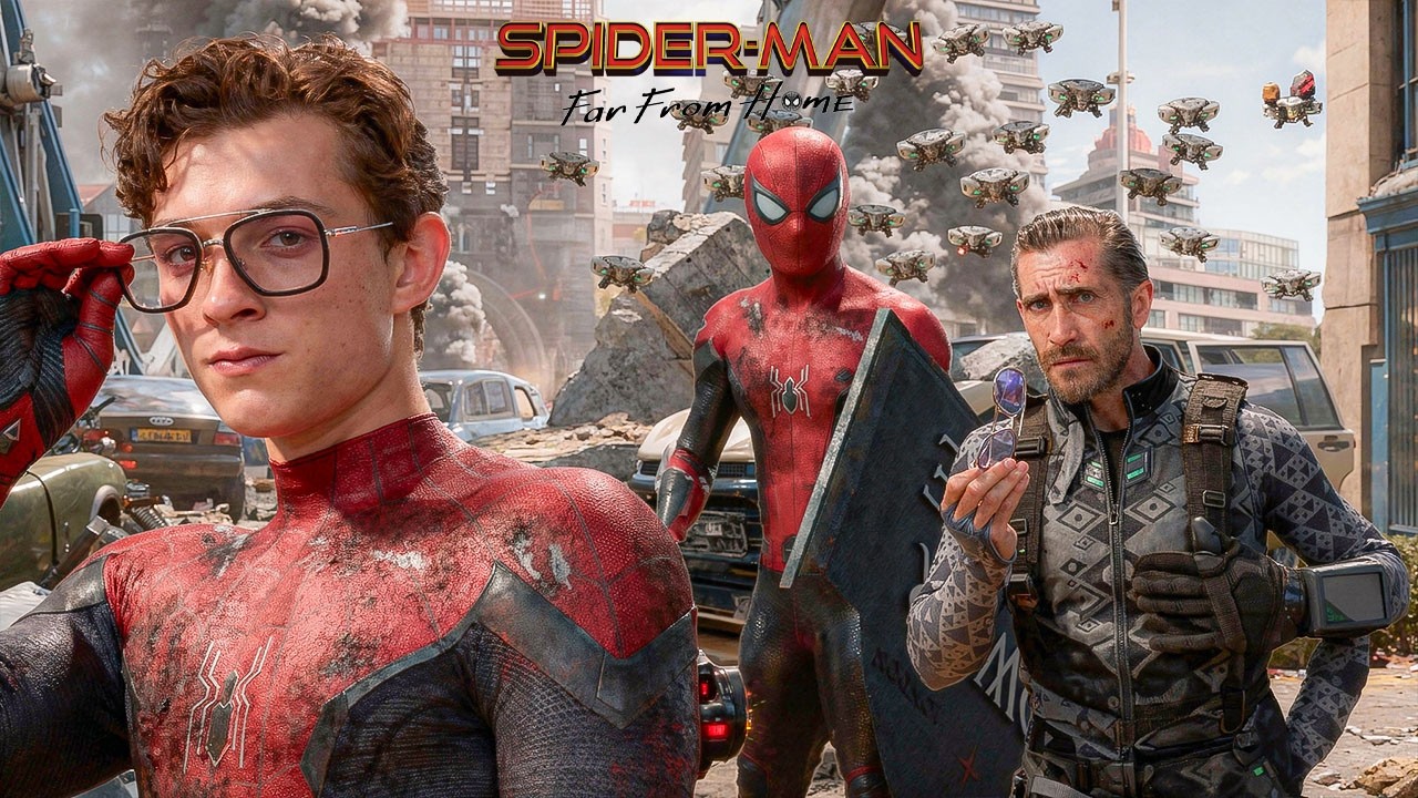 Spider-Man vs Mysterio Final Battle Scene | Epic Climax Fight | Full HD |  Tom Holland  |