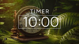 10 Minute Timer Rain Sounds - Green Noise