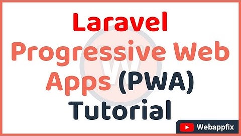 How Do I Make a PWA Website in Laravel | Laravel Progressive Web App | Laravel PWA Tutorial | Demo