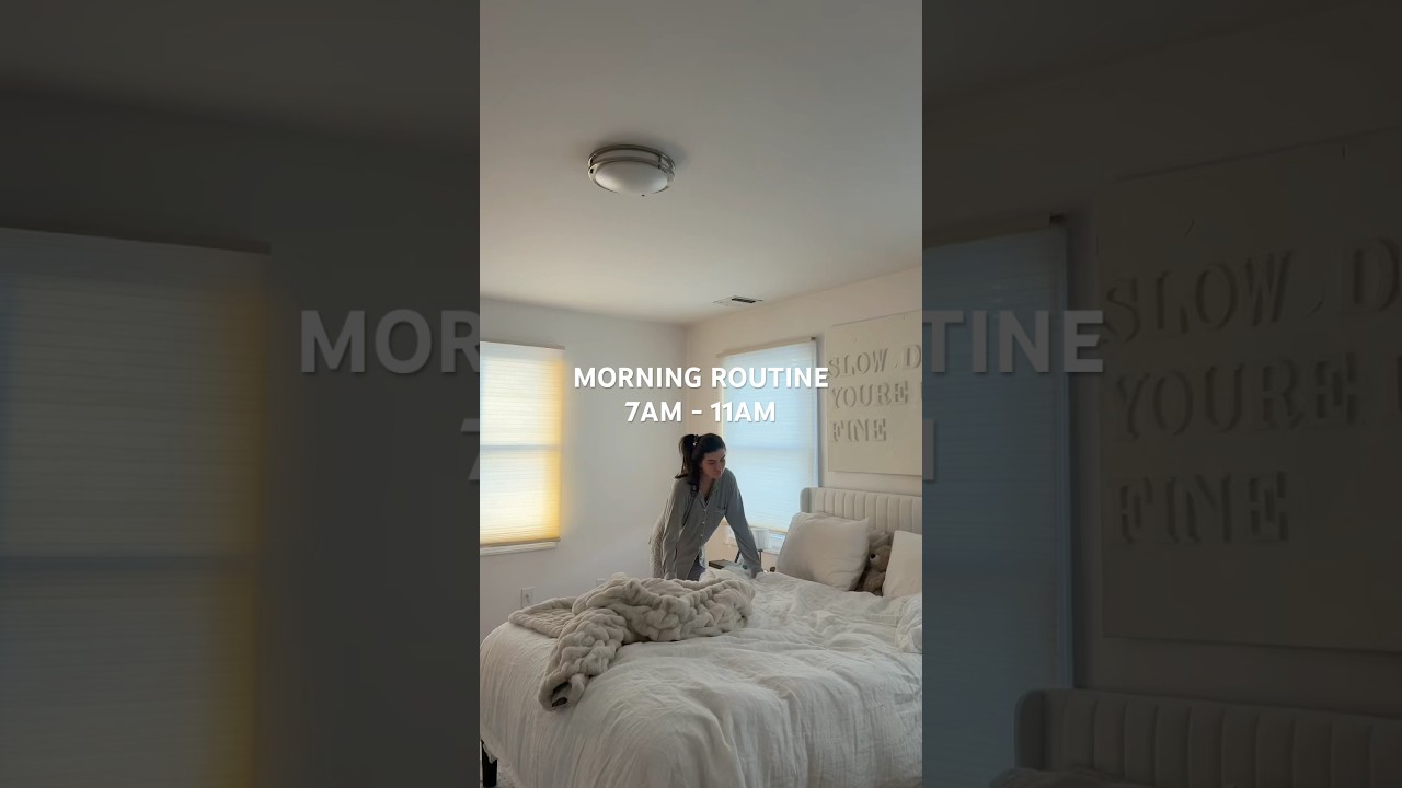 Продуктивная утренняя рутина! 🤍 