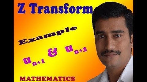 VTU Engineering Maths 3 Z transform Example (PART-3)