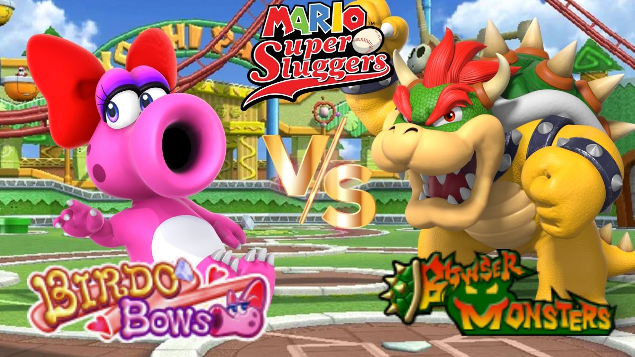 Super Mario Sluggers - Season 12 Game 10 Birdo vs Bowser [Yoshi Park Day]