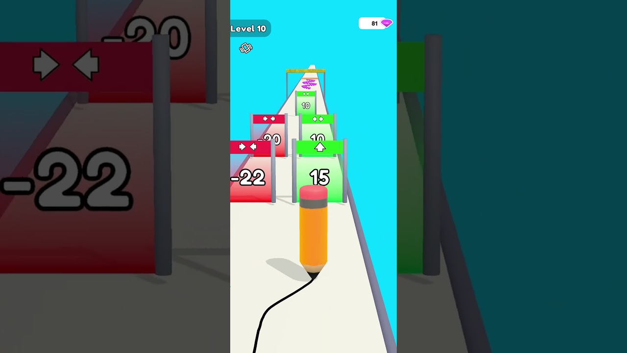 Долгий забег по карандашу #10 Геймплей 