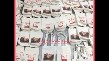 Túi vải bố Wine New Vesion